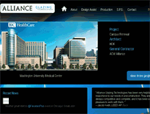 Tablet Screenshot of allianceglazing.com